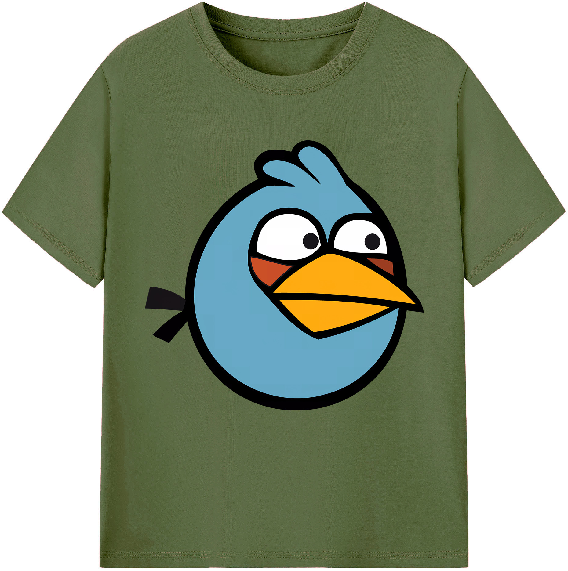 （画像用） Angry Birds アングリーバード 綿100％半袖Tシャツ（フロントプリント）